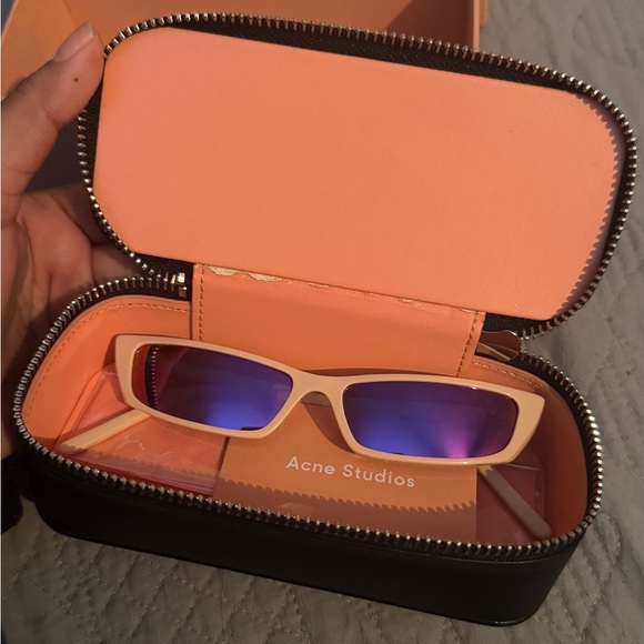 Acne Pink and Purple Sunglasses